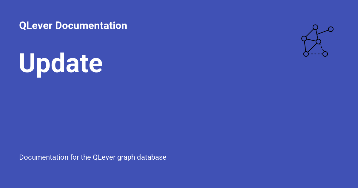 Update - QLever Documentation